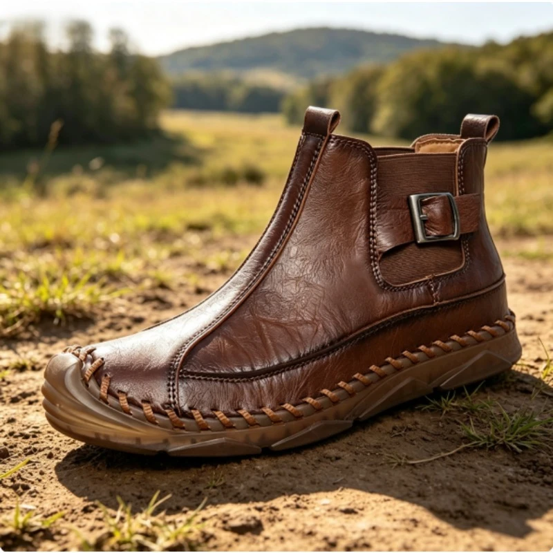 fashion-men's-boots-handmade-casual-shoes-genuine-leather-ankle-boots-comfortable-winter-shoes-high-top-sneakers-luxury-footwear