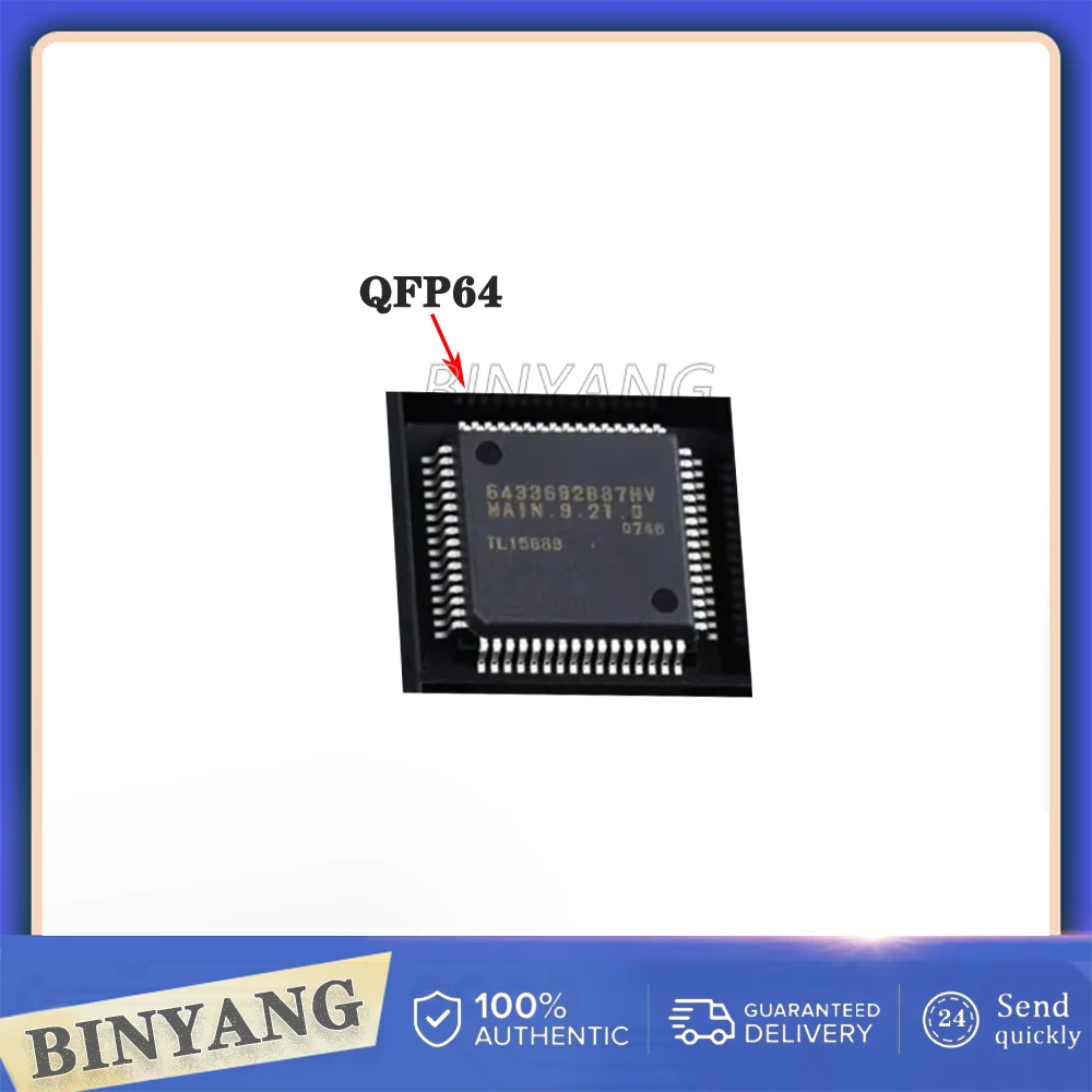 10PCS/lot  HD6433692B87HV HD6433692 QFP64 100% new imported original IC Chips Fast delivery