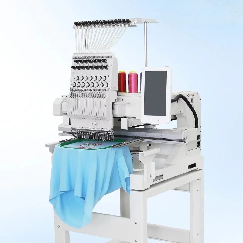 Factory Price Fully Automatic Industrial 12 Head Multi Function High Speed Computer Embroidery Machine for Sale Wholesale