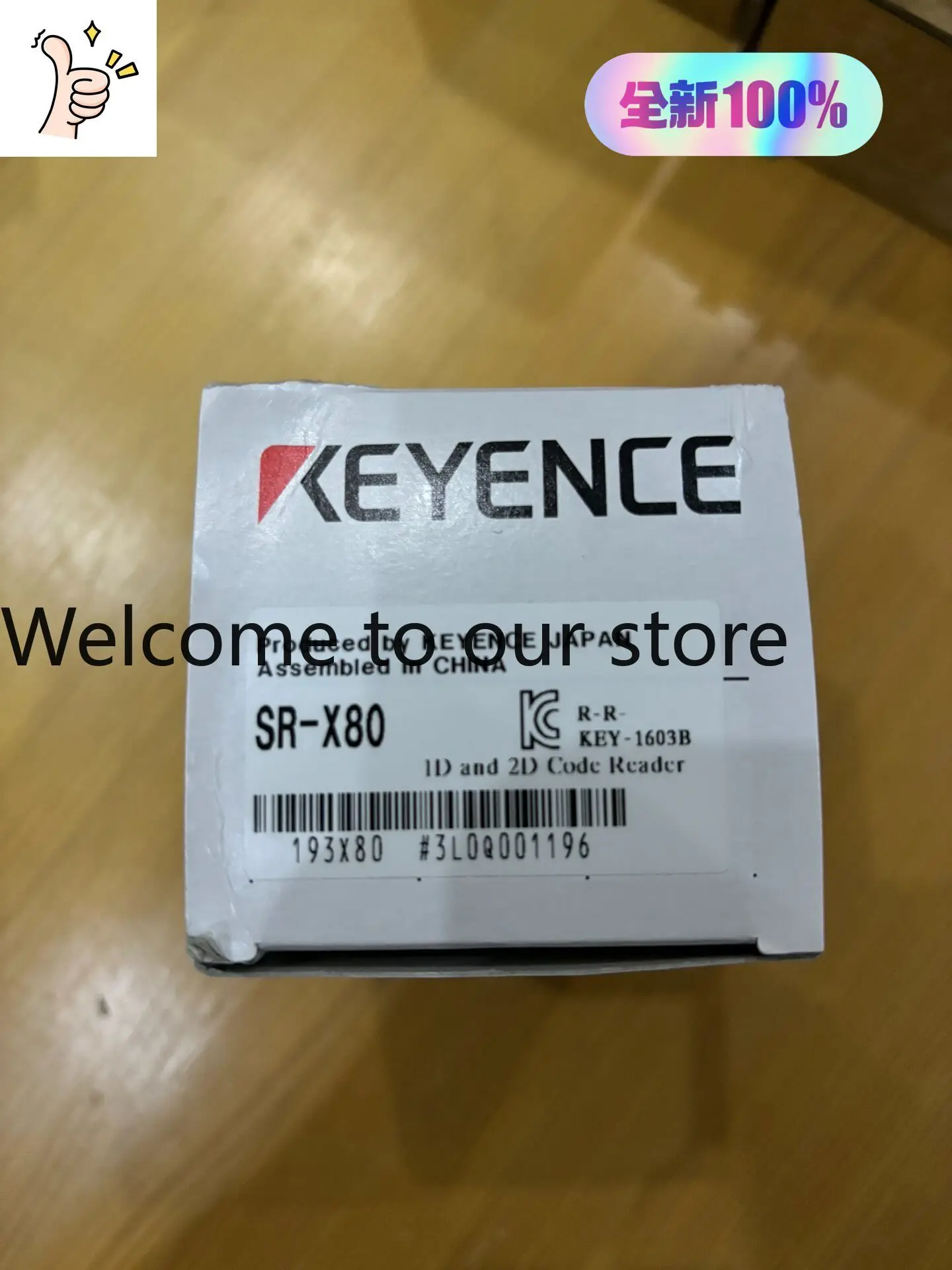 SR-X80, Brand New Original And Genuine Keyence Code Scanner, The Box Code Is The Same, And The Instructions Are Complete.