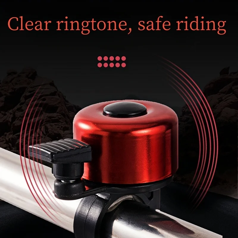 Cute Small Bicycle Bell Aluminum Alloy MTB Bike Safety Warning Alarm Cycling Handlebar Bell Ring Bicycle Horn Cycling Accessorie