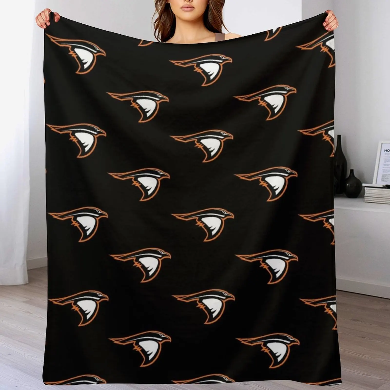 Anderson University ravens Throw Blanket Travel Hair Blankets