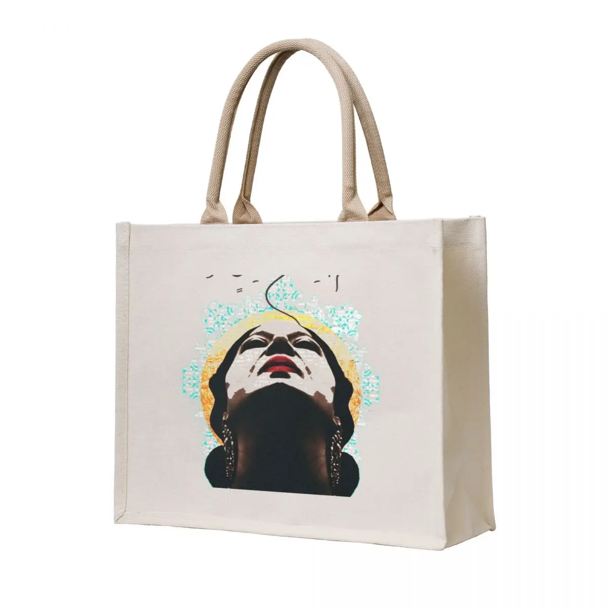 

Umm Kulthum Kam Banina Tote Bag Shopper handbag cloth bag woman Women's shopper shopping trolley bag