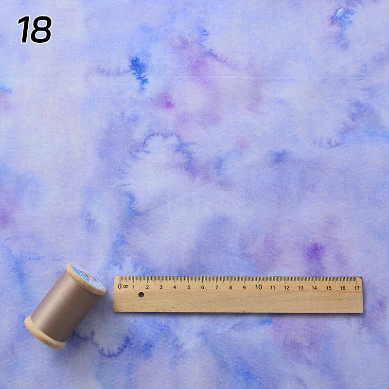 Cotton Tie-Dye Fabric Ink Smudge Gradient Fabrics for Sewing Dress Clothing Background Decoration Tie Dye Style Print Cloth 50cm