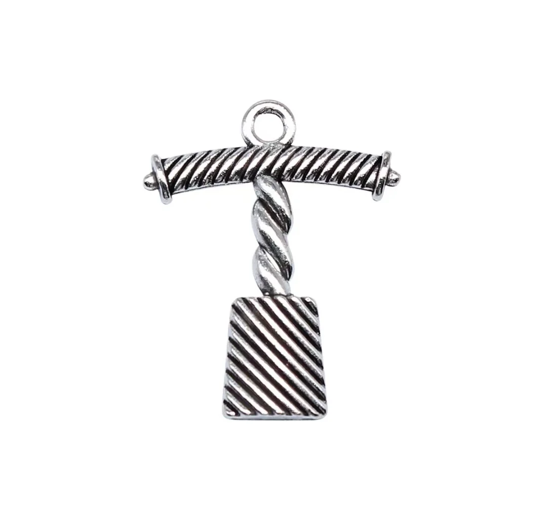 

15pcs 25x20mm Zinc alloy metal tibetan silver plated charm T0700 for jewelry making
