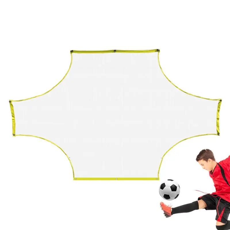 Soccer Goal Target Net Football Target Net Professional Soccer Corner Net Portable Carry Bag Weatherproof Soccer Training