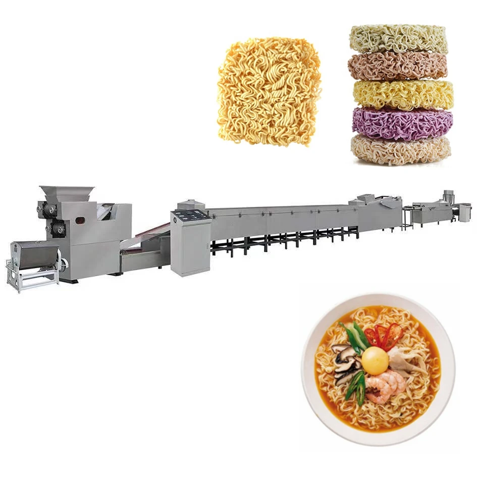 FOODLINE Complete Set Mini Instant Noodle Production Line Whole Processing Line For Newly Built Food Factory