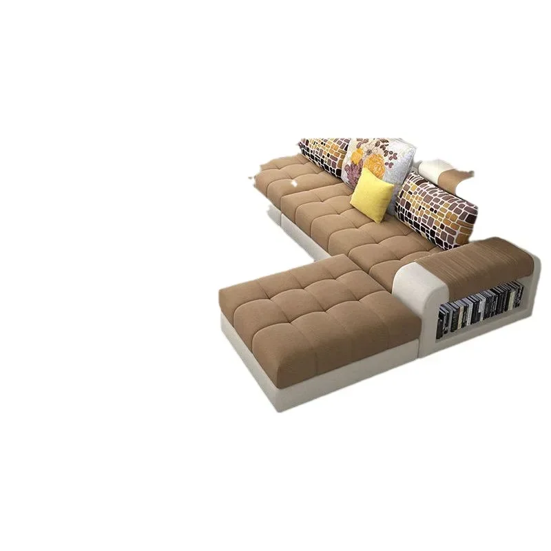 

Sofa is minimalist, modern living room size, unit size, fully furnished fabric sofa combination, technology fabric latex, and so