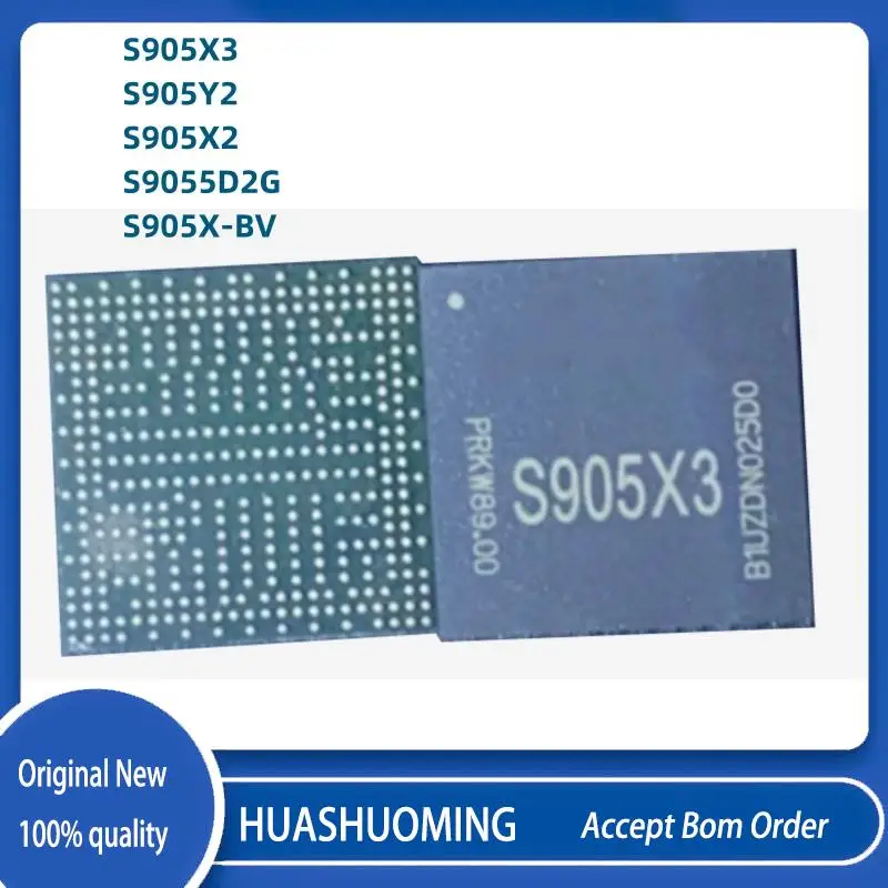 1pcs/lot   S905X3  S905Y2   S905X2  S9055D2G  S905X-BV    BGA