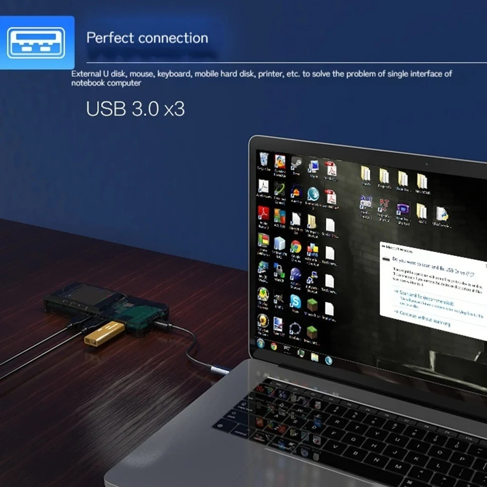 

【A90U】0108-D Typec L Stream Dec Visual Док-станция Сетевой порт Док-станция Пользовательская кнопка с консолью