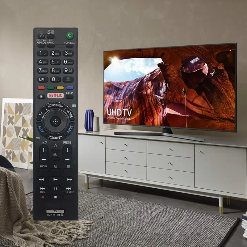 RMT-TX100D Universal Smart TV Remote Control Fit for Sony TV RMT-TX102U RMT-TX101J RMT-TX100A RMT-TX102D AK59-00166A RMT-TX101D