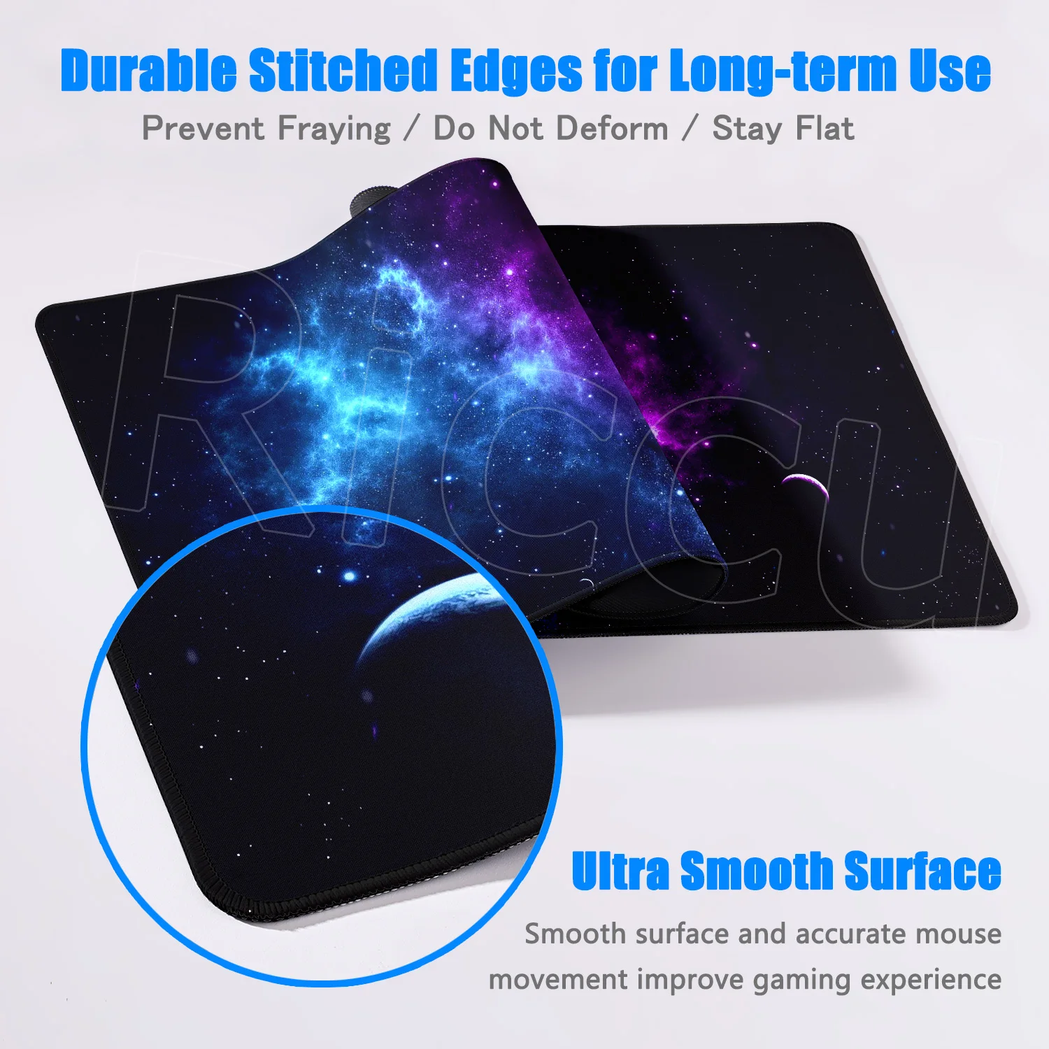 HD Printing Universe Gaming Mousepad Space Mouse Mats Non-slip Rubber Large Gamer Mousepads XXL Keyboard Pads Desk Mat Mouse Pad