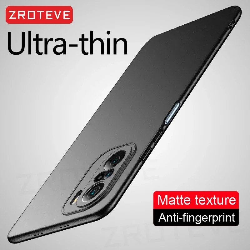 For PocoF3 Case ZROTEVE Slim Hard PC Matte Cover For Xiaomi Poco F3 F4 X3 X4 GT Xiomi Pocophone F2 F5 X5 X6 Pro 5G Global Cases