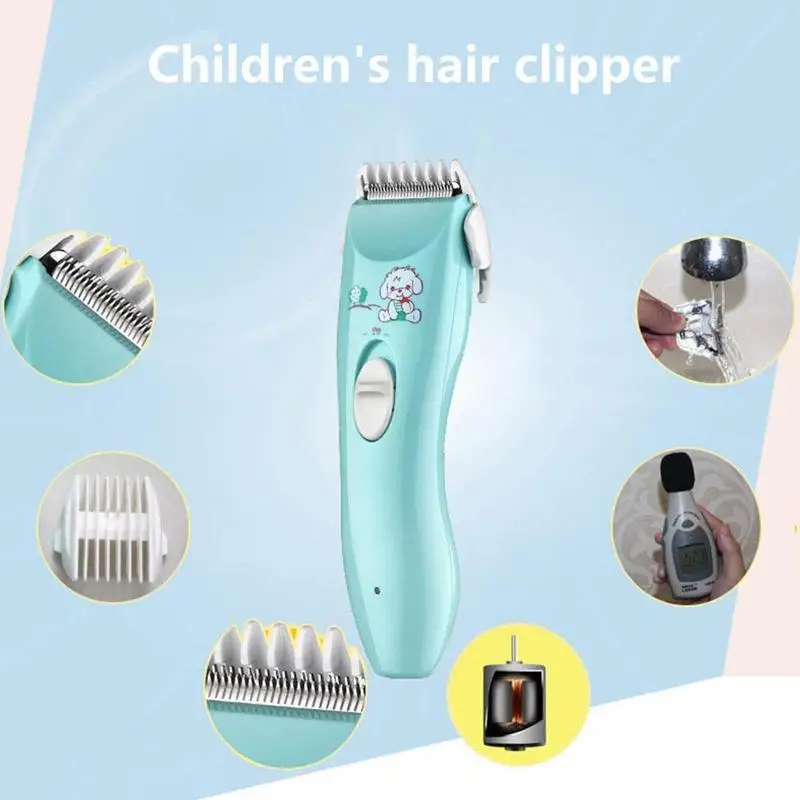 NEW Baby Hair Trimmer Electric Hair Clipper USB Baby Shaver Cutting Baby Care Cutting Rechargeable Quietkids Hair Cutting