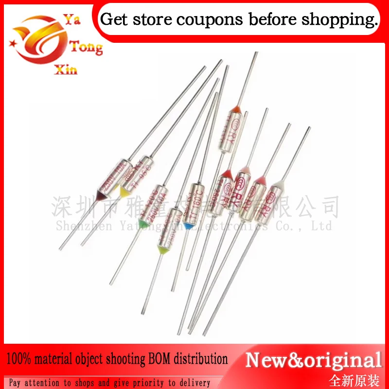 10 قطعة 60 - 300 درجة مئوية الصمامات الحرارية 10A 250V درجة الحرارة TF RY 85 110 115 120 125 130 135 142 155 169 172 185 192 240 ° ج #6