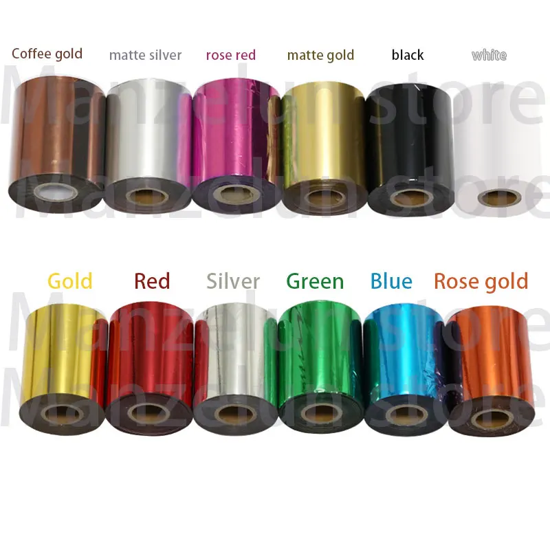 Leather Hot Stamping Gold Silver Blocking Foil Paper 4cm/8cm*120m Transfer Craft Foil for Stamping Machine or Gilding Quill Pen