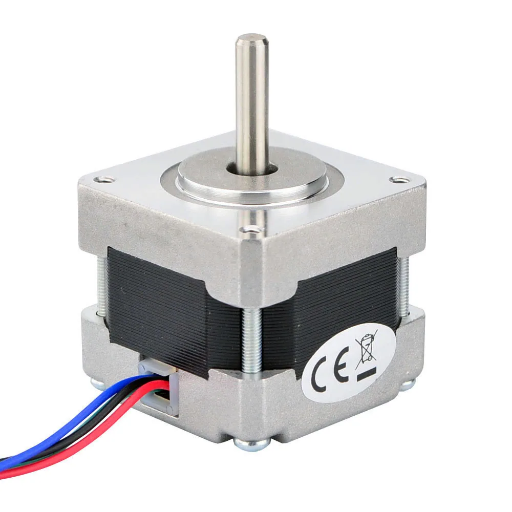 STEPPERONLINE Nema 16 Stepper Motor  Bipolar 1.8deg 21Ncm 0.4A 39x39x34mm 4 Wires CNC 3D Printer