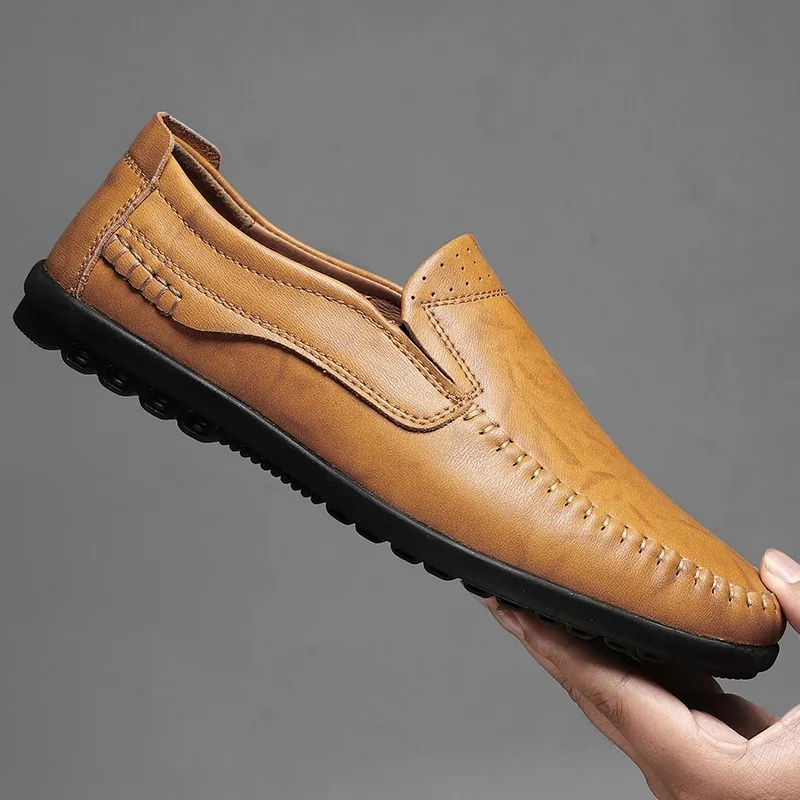 

Casual Men's Spring Hot Sale Of The Season Slip-On Shoes Fashionable British Style Sporty Trendy Low Cut Breathable Synthetic...