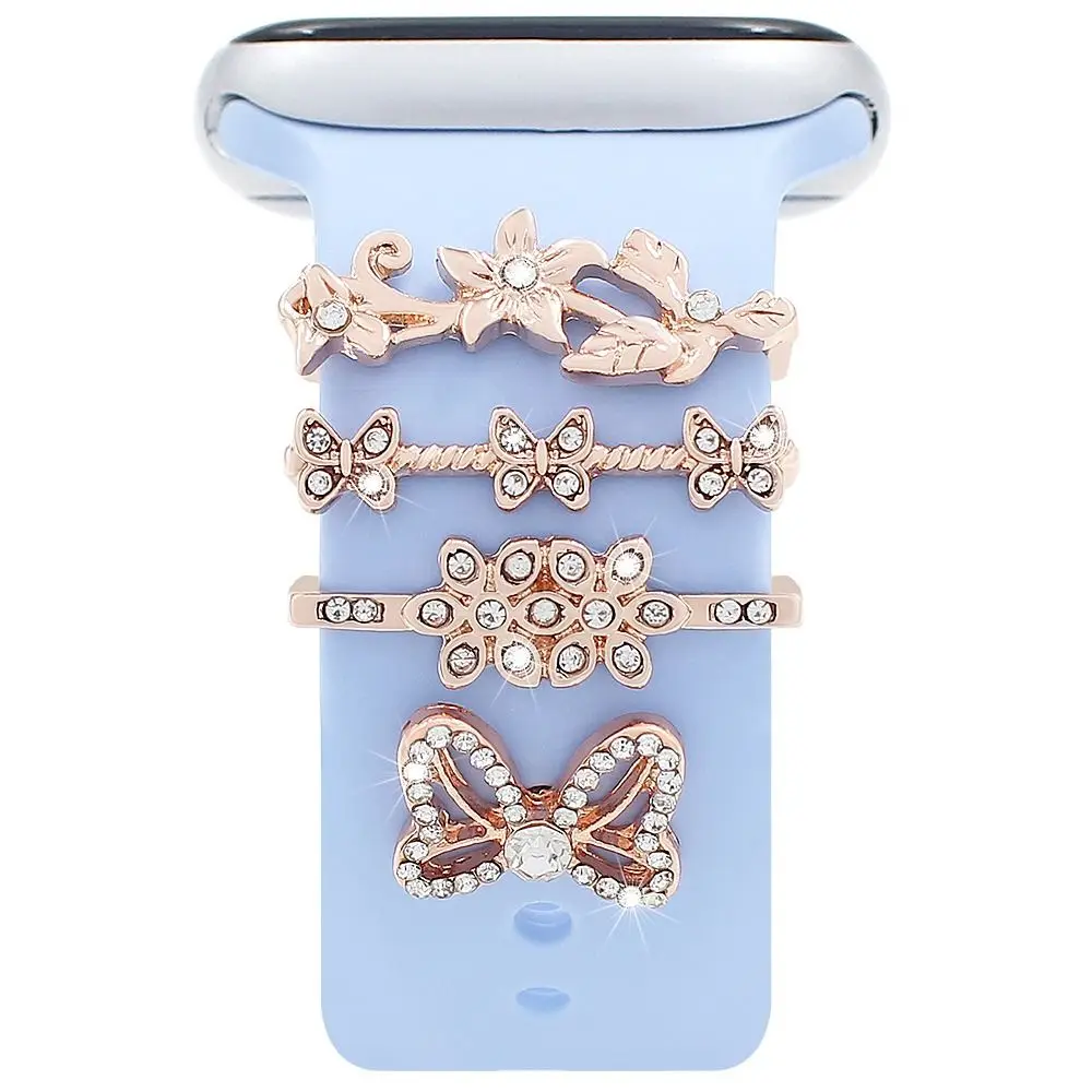 New Jewelry Strap Decorative Ring Watch Band Decor Accessories Bracelet Decoration Bling Fashion Ornament for Apple Watch Band