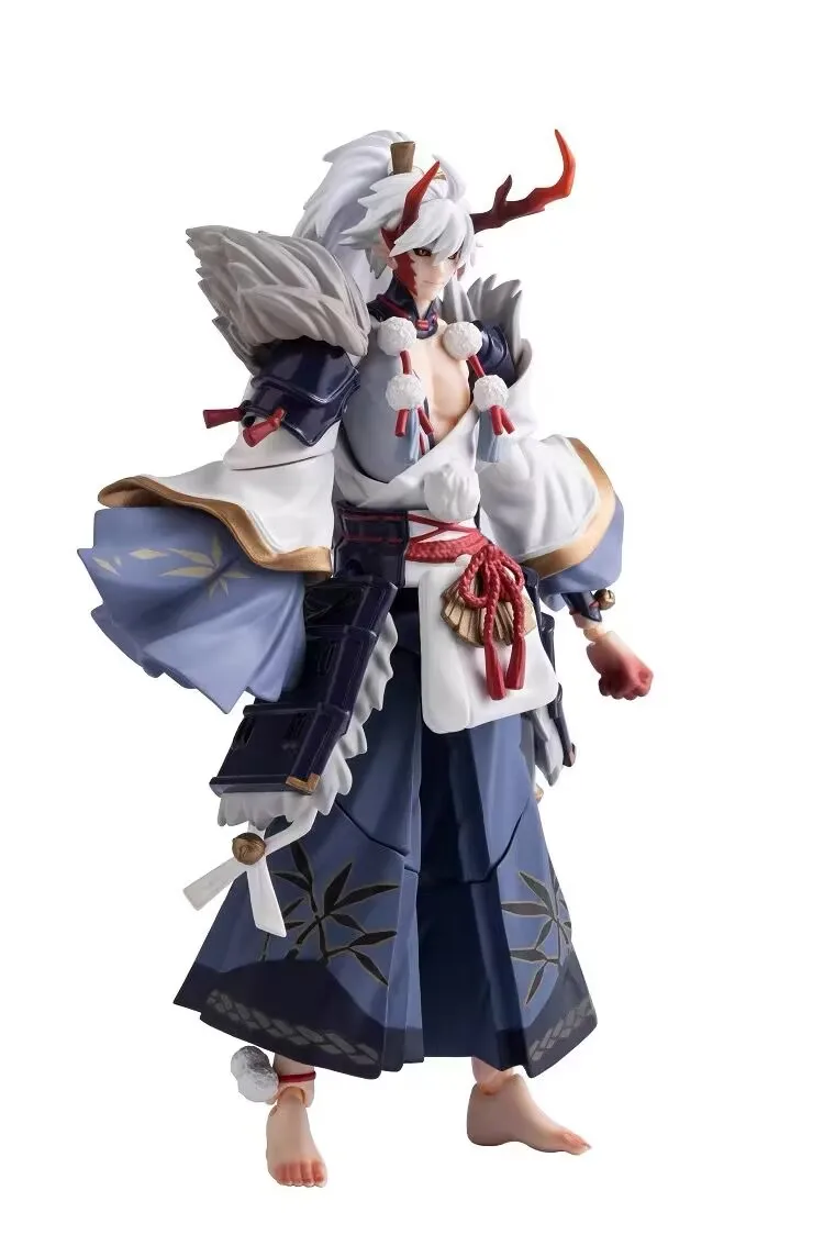 Figma-Onmyoji Lbaraki Duplo ji Figura Anime, Modelo De Ação, Brinquedo De PVC, Presente Colecionável Para Crianças, 100% Original, SP-132