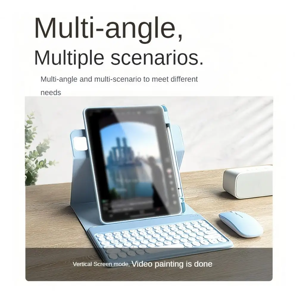 Клавиатура, Аксессуары для планшетов, универсальная Беспроводная Bluetooth клавиатура с защитным чехлом, аксессуары для Ipad 10, защита от царапин