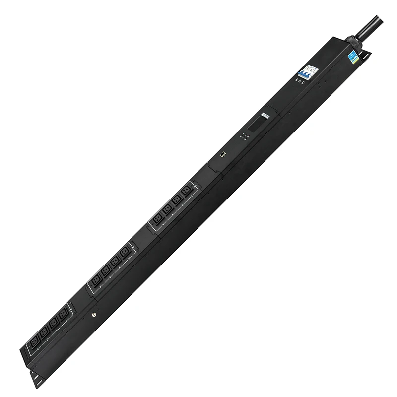 Smart PDU 63A 12 sockets C19 sockets Custom plugs Basic PDU 63A circuit breakers Remote control on/off for each socket