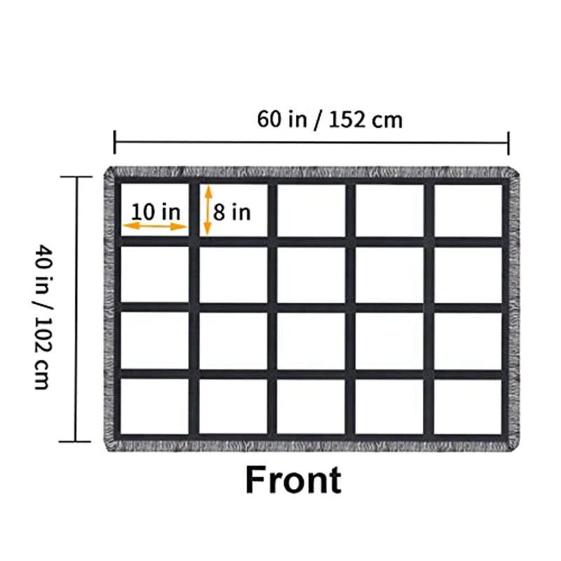2 Pack Sublimation Sublimation Blanket Blanks Parts 40 Inch X 60 Inch Throw Blankets For Heat Press, Baby Blanket