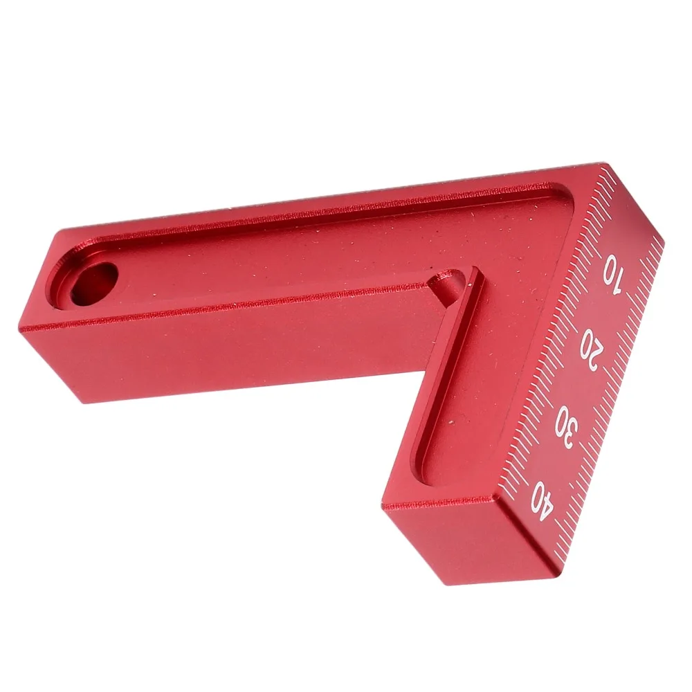 Aluminum Alloy Positioning Squares L Type 90 Degree Right Angle Ruler Mini Small Size Marking Gauge Woodworking Measuring Tools