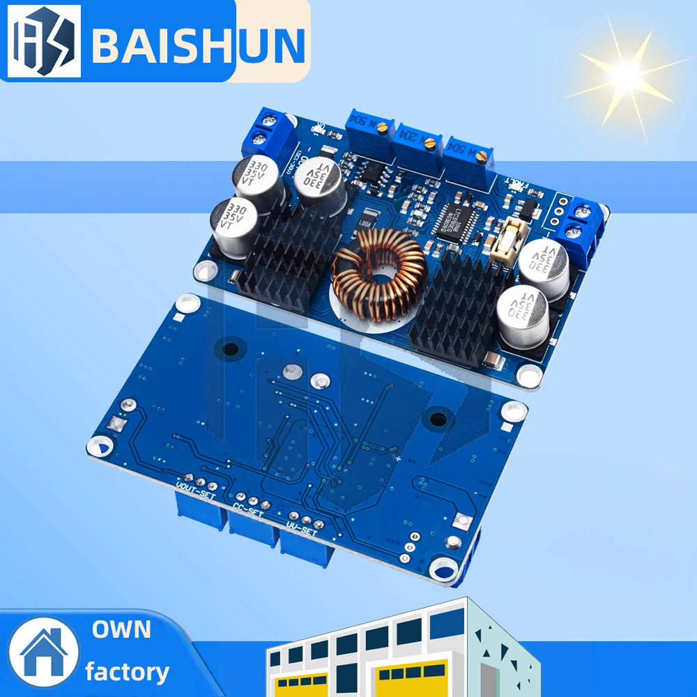 LTC3780 DC-DC da 5-32 V a 1 V-30 V 10A Modulo di ricarica con regolatore step up down automatico Modulo di alimentazione