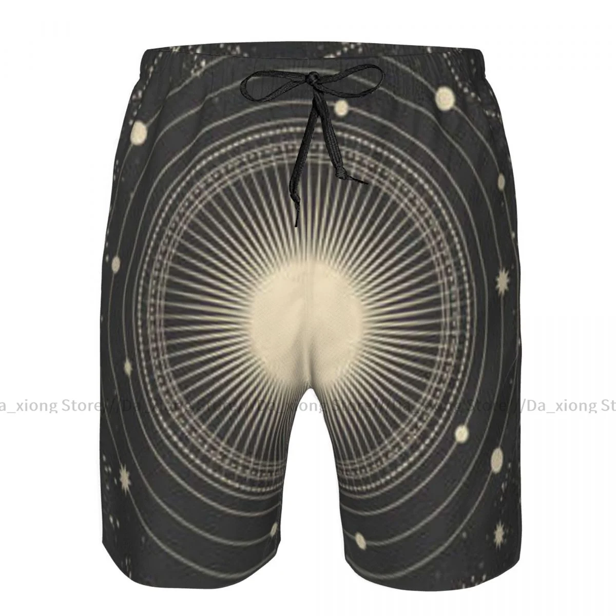 Mens Swimwear Swim Short Trunk Magic Tarot Card Night Celestial Beach Board Shorts Swimming Surffing shorts