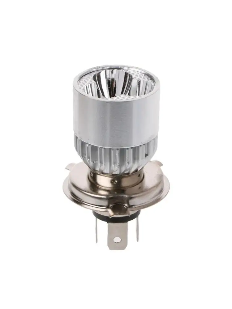  12-80V H4 Motorcycle Bulb LED Lamp Hi/Lo Beam Headlight Front Light 3 LED Bulbs
