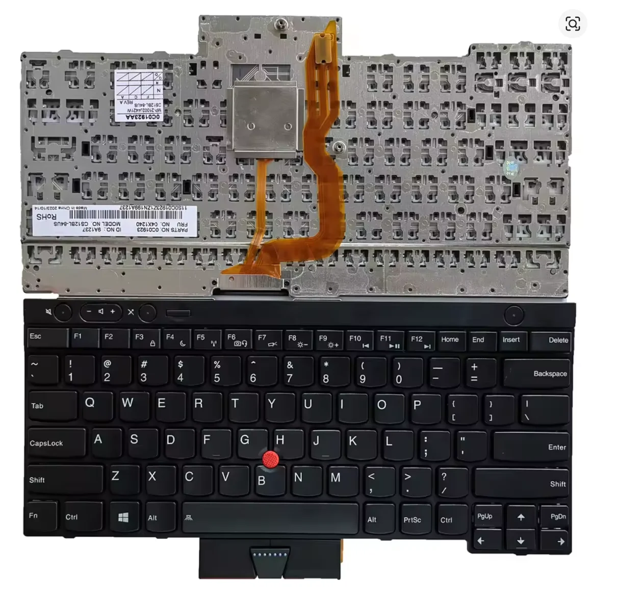 Nuevo reemplazo de teclado para portátil con puntero (sin retroiluminación) Compatible con Lenovo IBM ThinkPad T430 T430S T430I X230 X230T X230I