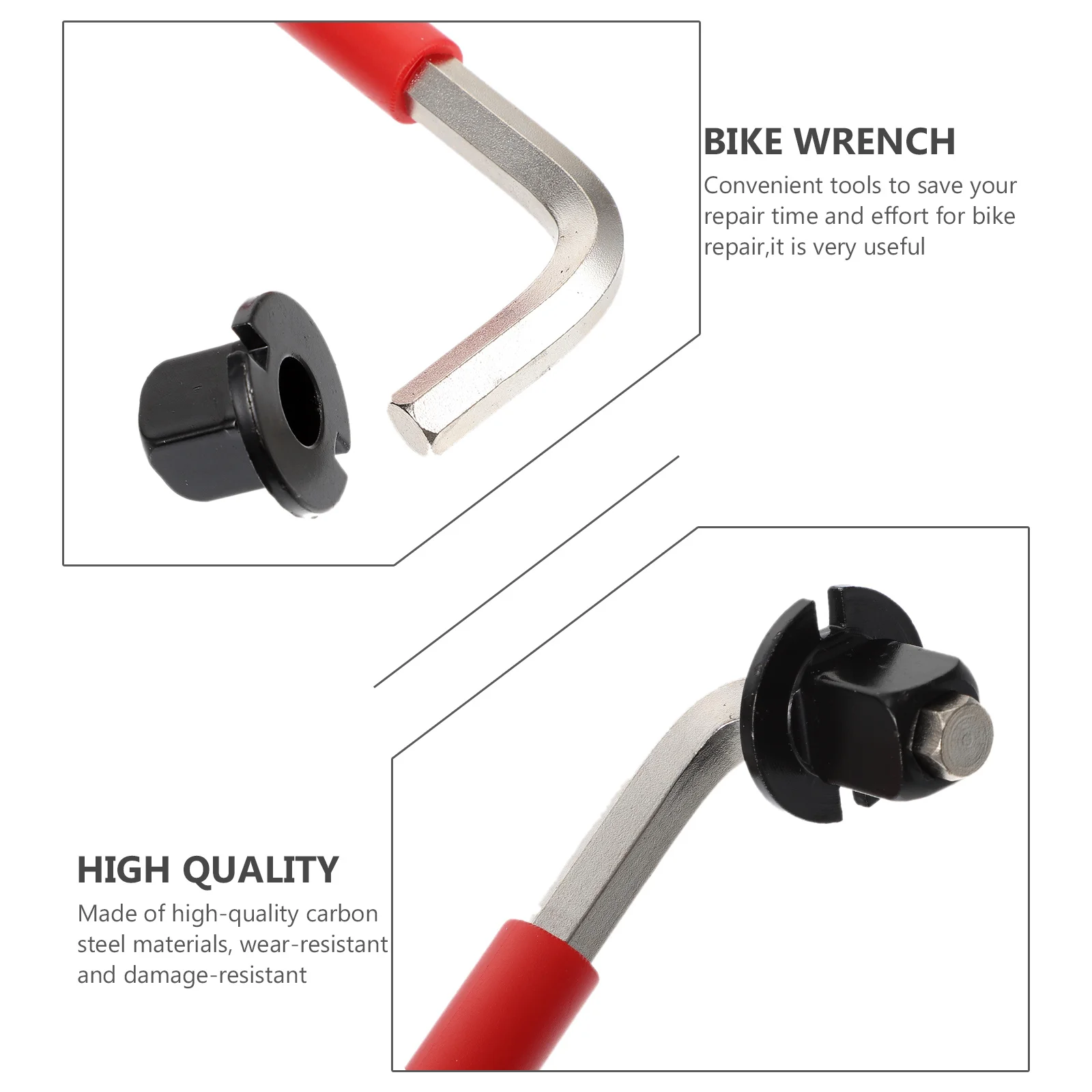 

1Set Bike Repairing Spanner Beautiful Atmosphere Good Experience Useful Maintenance Tool Bike Wrench Carbon Steel Spanner