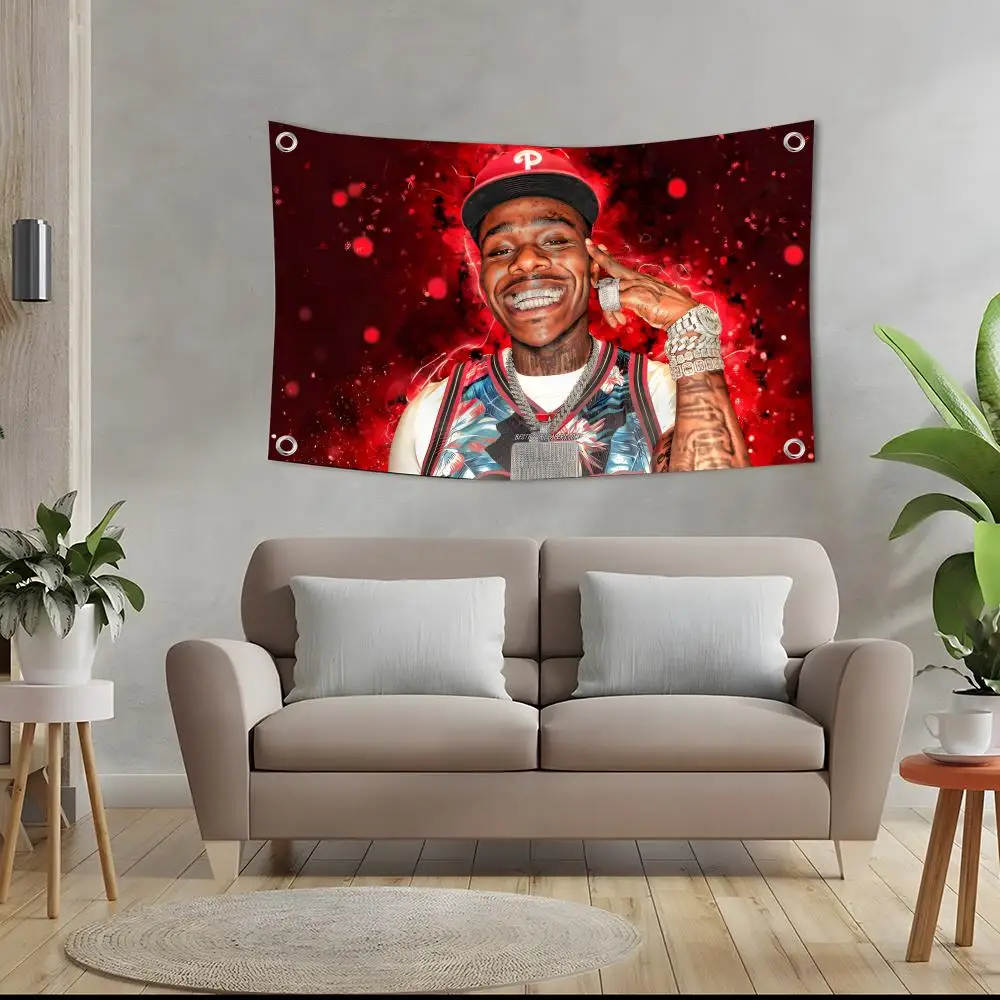 D-denzel Curry Rapper Singer Flags Custom Camping Outdoor Garden Room Decor Backdrops Wall Art Family Gifts