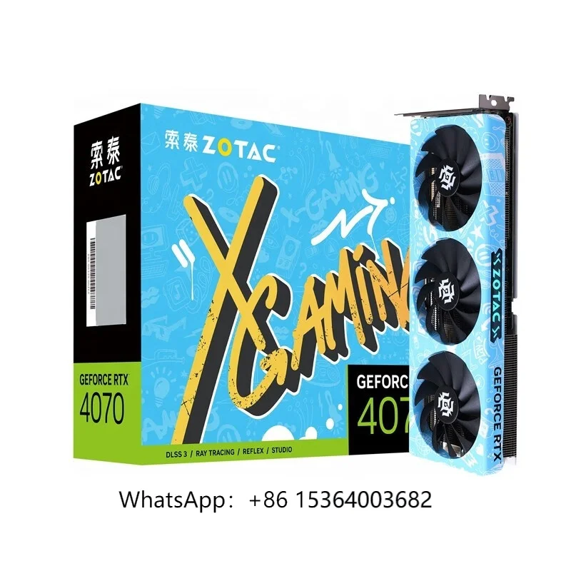 

TJXL-ZOTAC GeForce RTX 4070 X GAMING 12GB GDDR6X Apocalypse OC Discrete Graphics Game Computer RTX 4070 12GB 192bit GPU Graphics