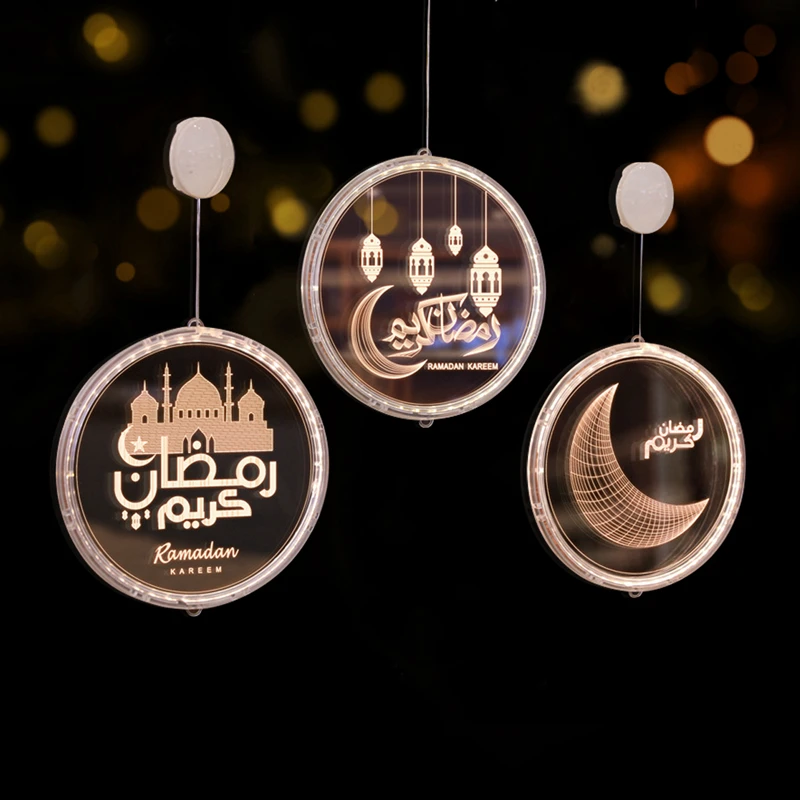 Eid Mubarak Moon Star Light Decor Islam Ramadan Decorations For Home 2024 Islamic Muslim Party Ramadan Kareem Eid Al-Adha Gifts