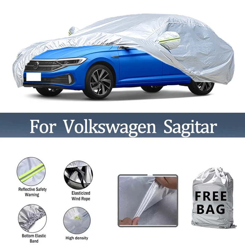 

For Volkswagen Sagitar Car Cover Outdoor Protection Covers Snow Sunshade Waterproof Dustproof Exterior UV Car Accessories