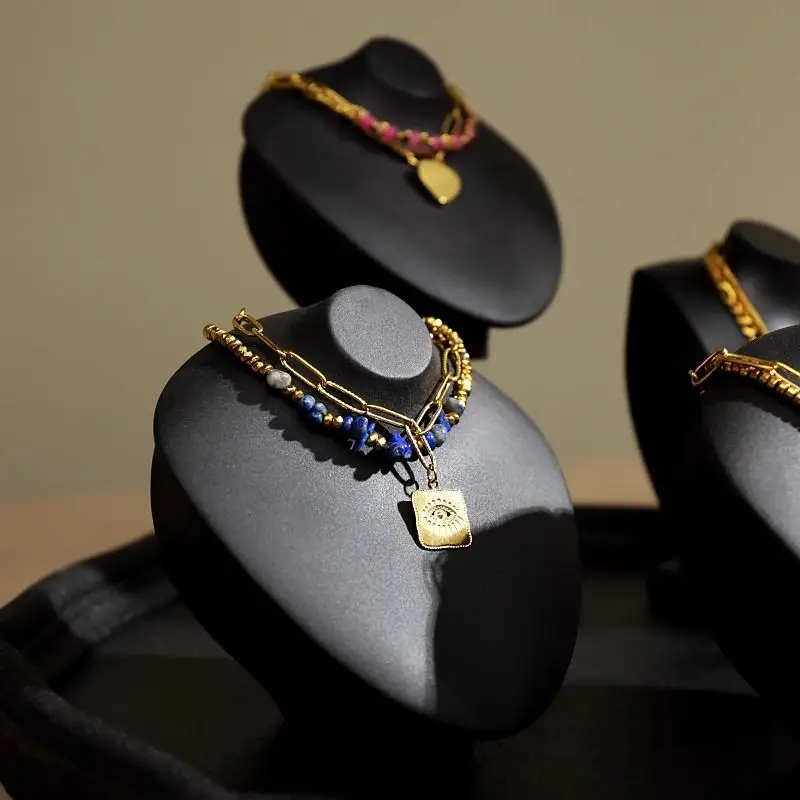 الأزياء والمجوهرات عرض موقف المعرضة مجوهرات نافذة عرض مجموعة الدعامة يعرض الرف ل قلادة أقراط الإسورة عرض العنصر #4