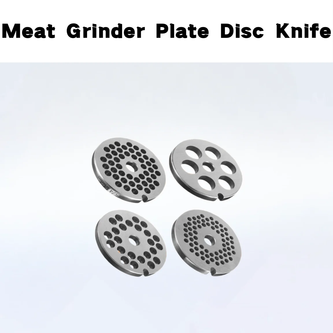 Imagem -01 - Meat Grinder Disc 12 mm Buraco para tipo P15f Escolha Aço Inoxidável meat grinder disc 12 mm buraco para tipo p15f escolha aco inoxidavel 01