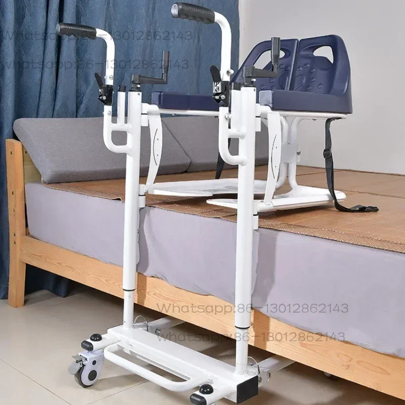Silla  transferencia  elevación  pacientes avanzada 5 en 1, silla  noche versátil, cómoda, transporte silencioso, Ayuda