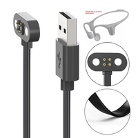 Magnetic Charging Cable USB Power Cord for Mojawa RunPlus Bone Conduction Headset Charger Wire Convenient and Durable