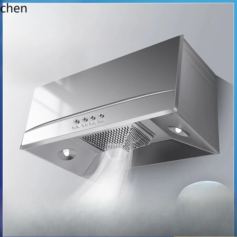 Cappa aspirante HXL di grandi dimensioni per cucina domestica, aspirazione superiore, pulizia automatica, macchina per aspirazione dell'olio