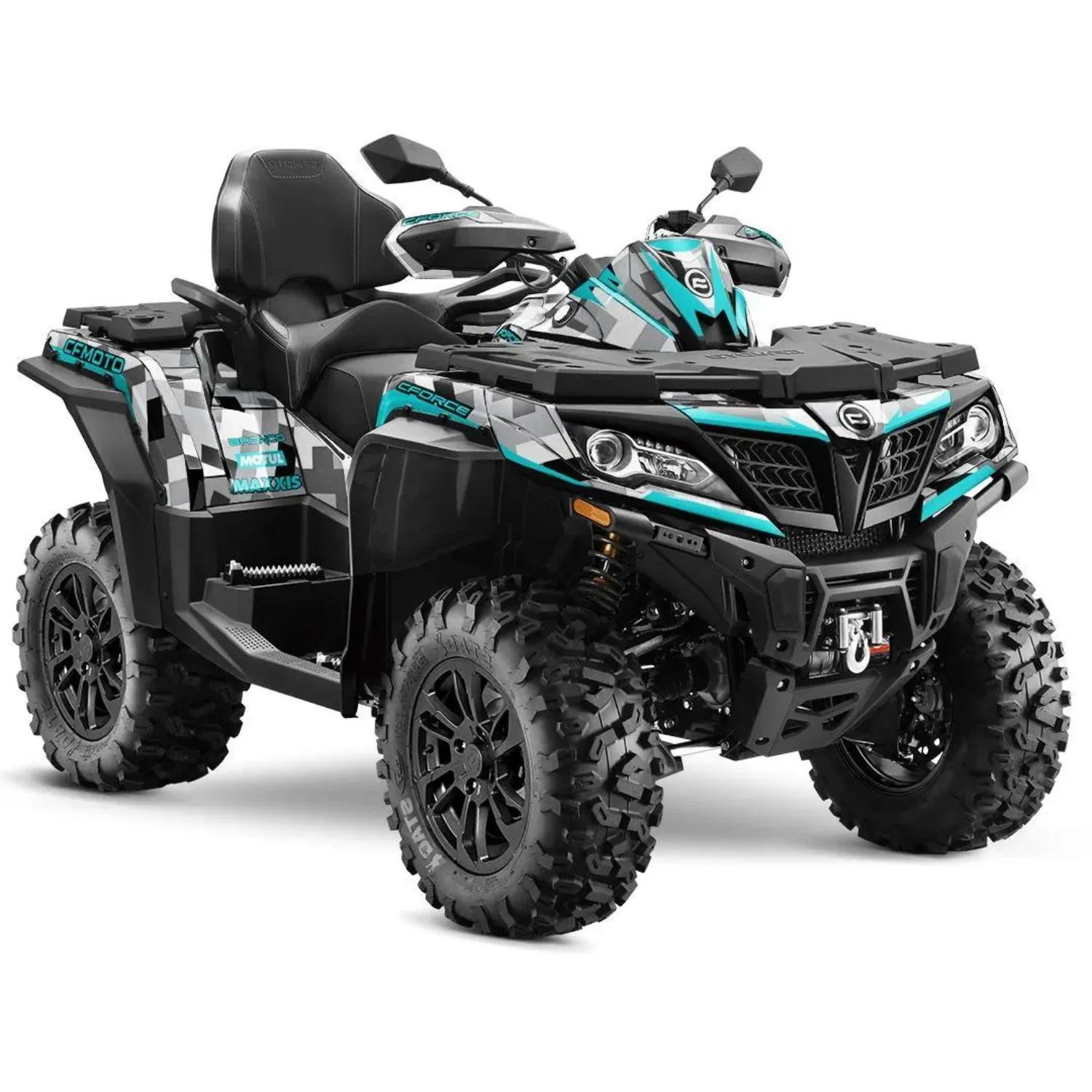 Body Fairing Sticker Decal Protective Quads / Atv 4x4 Full Graphic Kit For CFMOTO CFORCE 800 850 1000 2018-2023 G2 Design-14