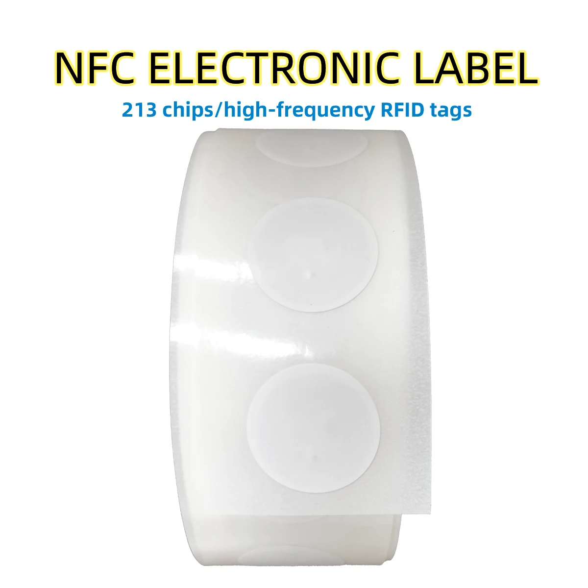 NFC Tags NFC 213 Chip Stickers for iPhone 13.56MHz 23mm  Universal Label RFID Tags and All NFC Phones 144Bytes Large quantities