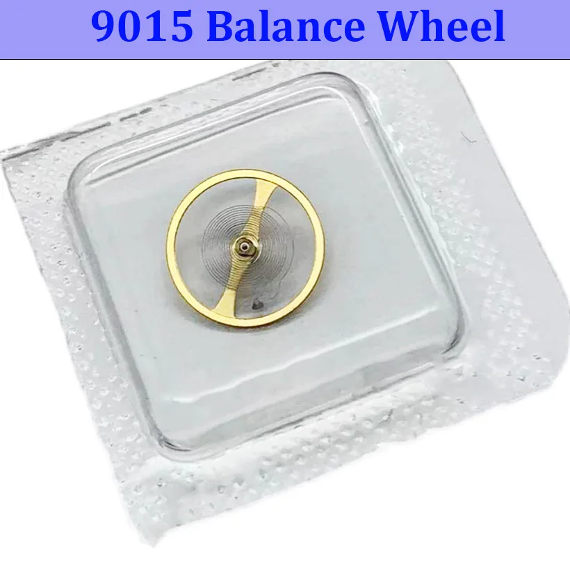 9015-ムーブメントに適した時計アクセサリー-フルスイングバランスホイール-ヘアスプリングを含む-機械式時計の修理部品