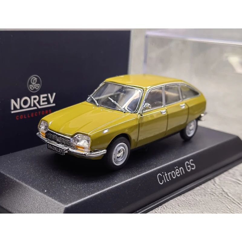 Diecast 1/43 Scale Citroen GS Alloy Car Model Collection Souvenir Display Ornaments Vehicle  Toy Gift