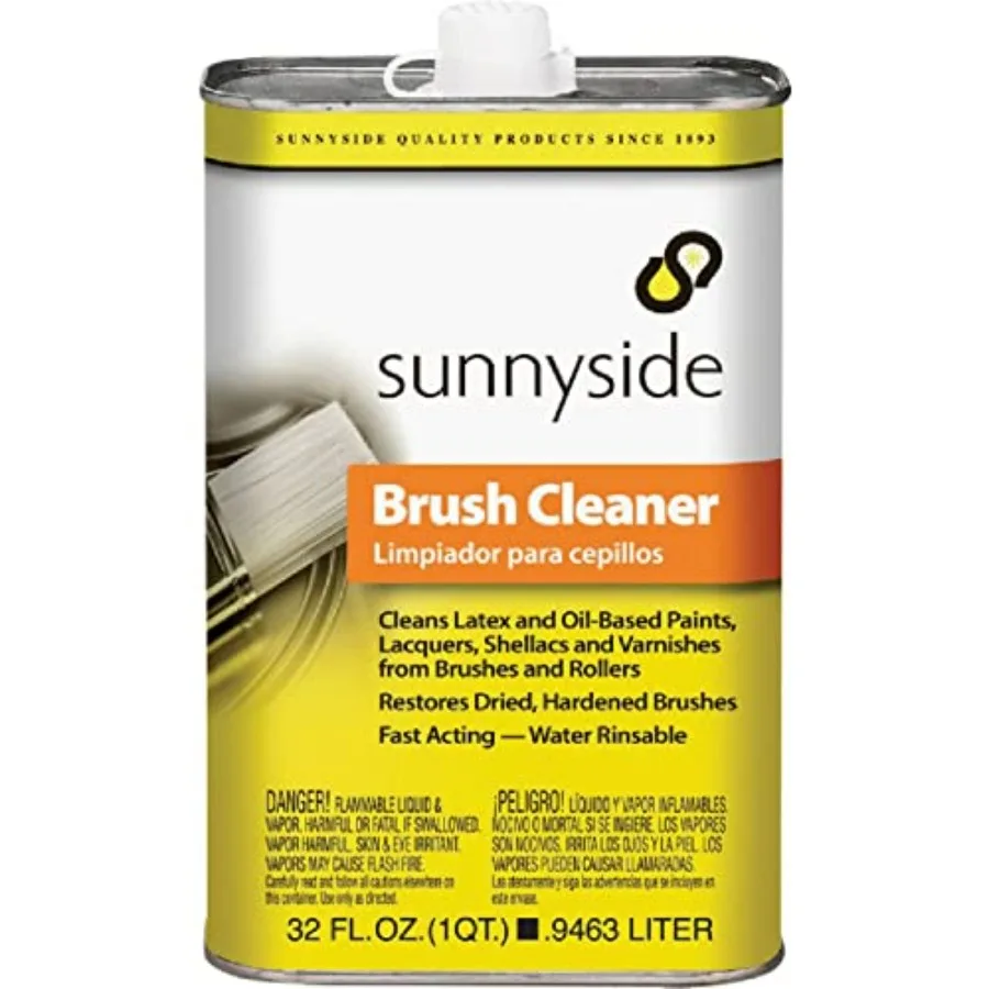 

Sunnyside 70932 Средство для очистки кистей, смываемое водой, 1 квартовый флакон, упаковка из 12 штук, для кистей для макияжа, легко смывается, нетоксичная формула, длительное действие