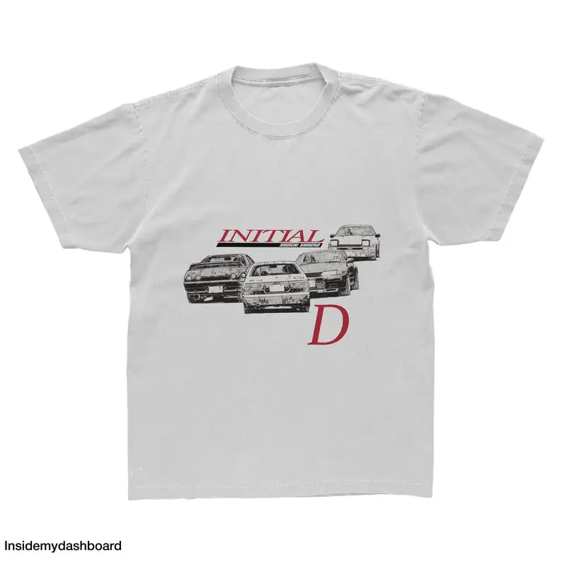 Initial D Trueno vs R32 T-Shirt, Hachi-Roku, Skyline, GTR, JDM Anime Drift Racing Tee