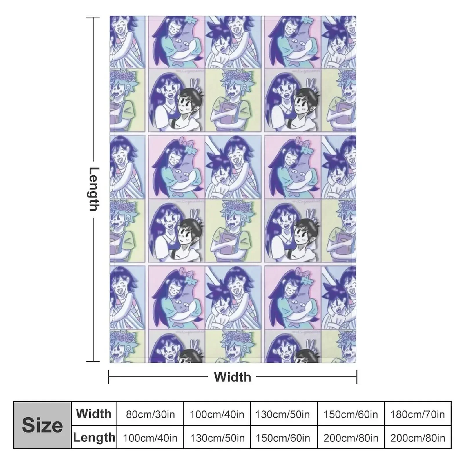 Omori Gang Throw Blanket Bed Soft Personalized Gift Polar Hairy Blankets For Sofas Blankets