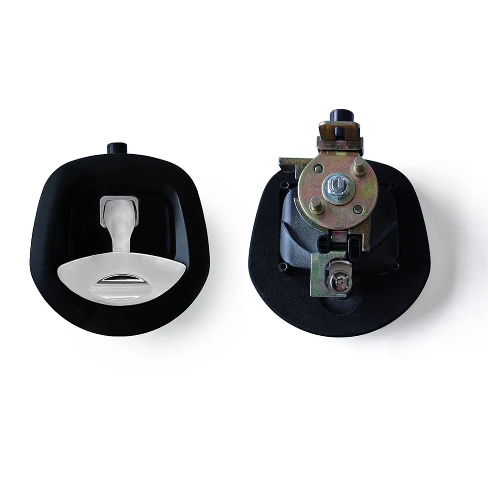 

Whale Tail Keyless Compressed Lock Tool Box Folding T-Handle Locks Cargo Automobile Truck Trailer Door Latch Made of Zinc Alloy